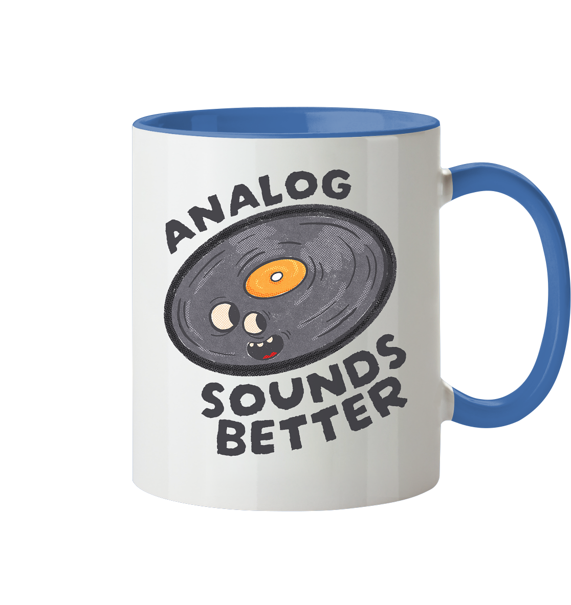 Analog Sounds Better - Vinyl - Tasse zweifarbig