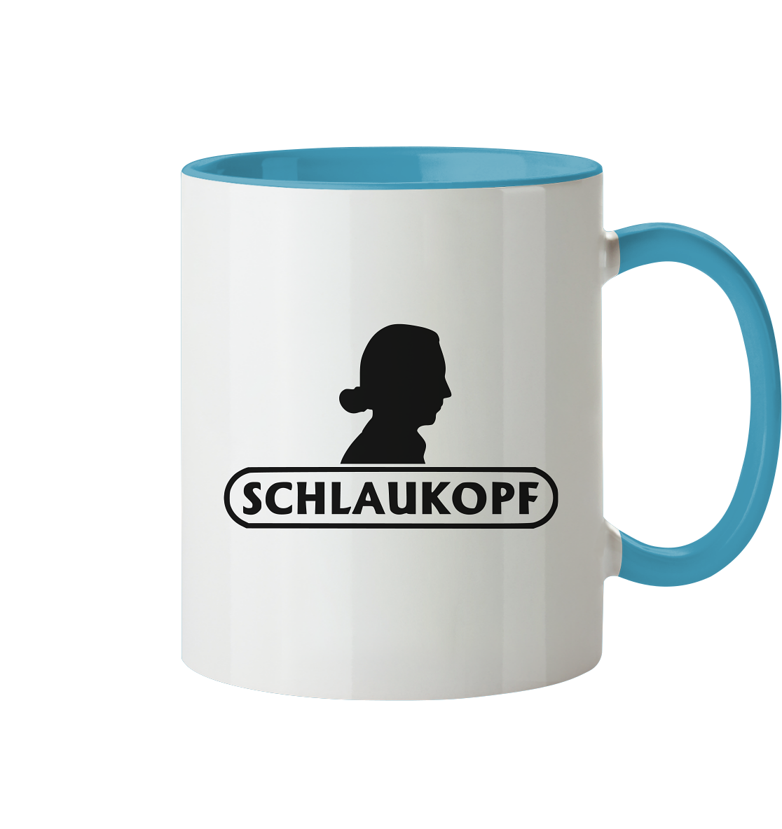 Schlaukopf - Tasse zweifarbig