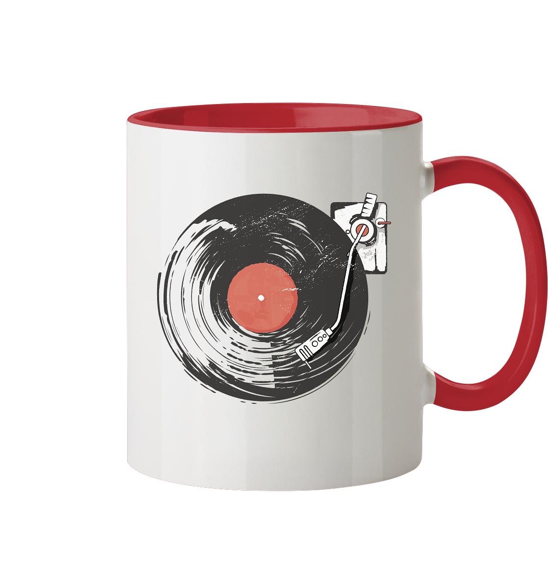 Vinyl Schallplatten - Tasse zweifarbig