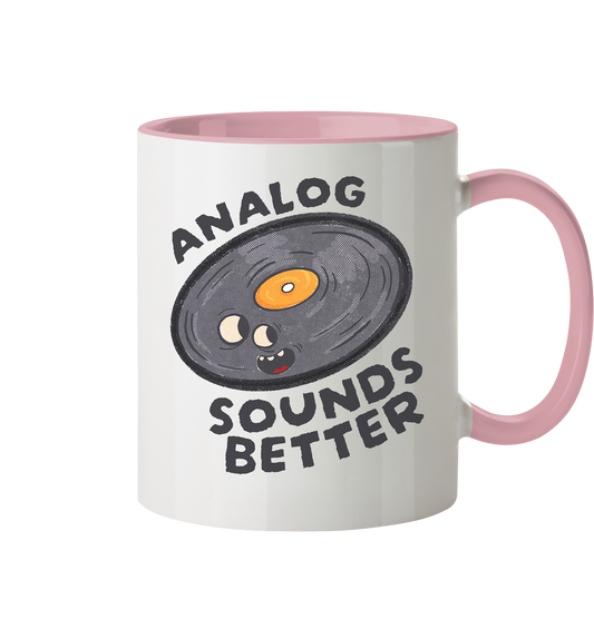 Analog Sounds Better - Vinyl - Tasse zweifarbig