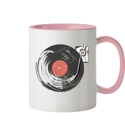 Vinyl Schallplatten - Tasse zweifarbig