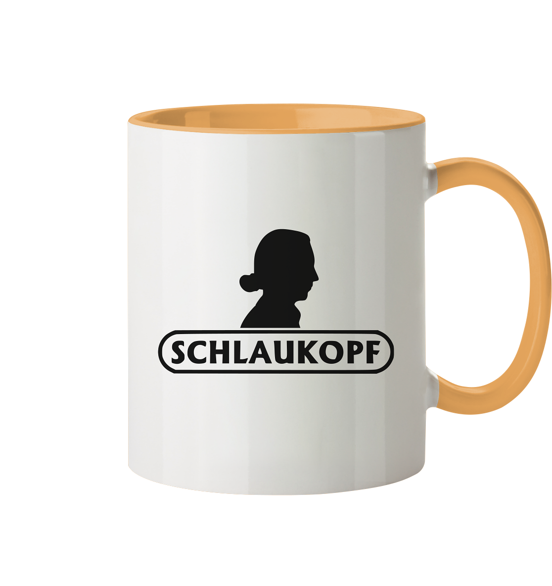 Schlaukopf - Tasse zweifarbig