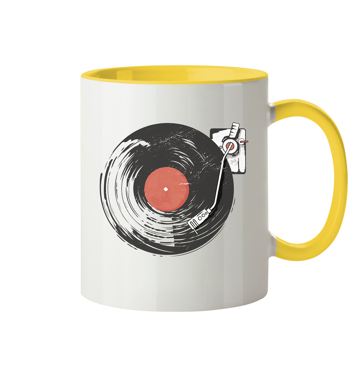 Vinyl Schallplatten - Tasse zweifarbig