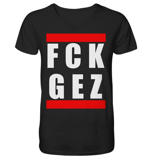 FCK GEZ - V-Neck T-Shirt