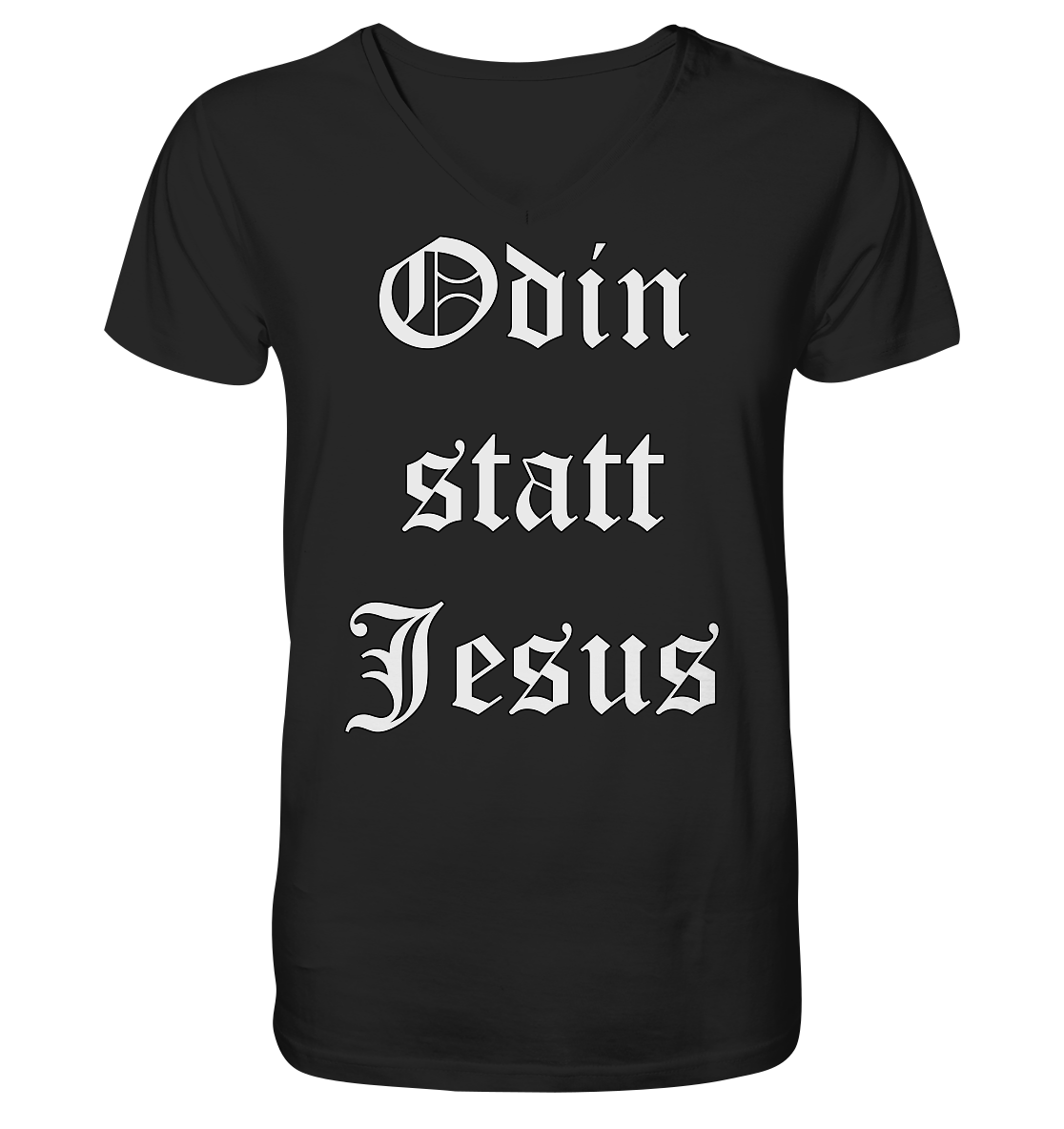 Odin statt Jesus - Herren V-Neck T-Shirt