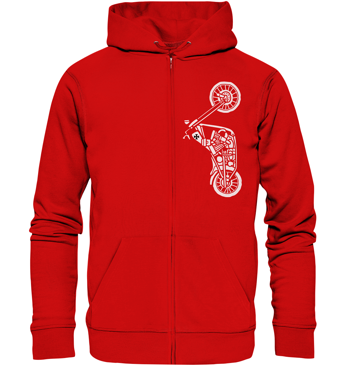 Motorrad - Chopper - Hooded Zipper