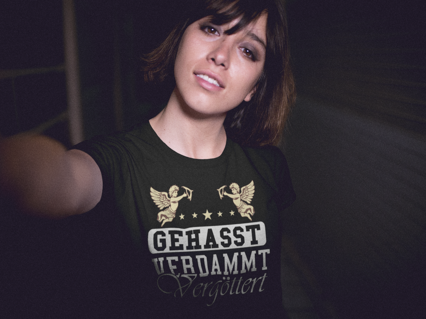 Frauen T-Shirt Gehasst Verdammt Vergöttert - Böhse Onkelz Fan