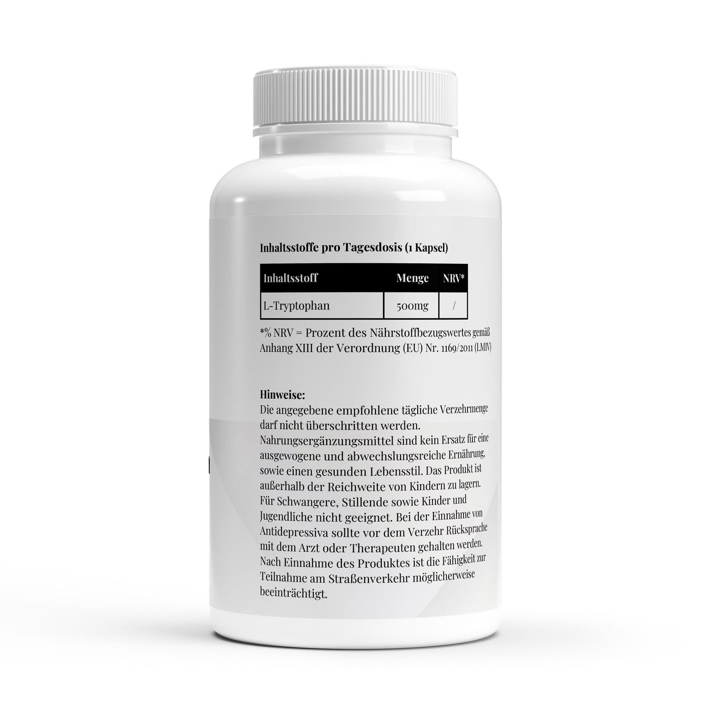 L-Tryptophan - 90 Kapseln - bei Schlafstörung