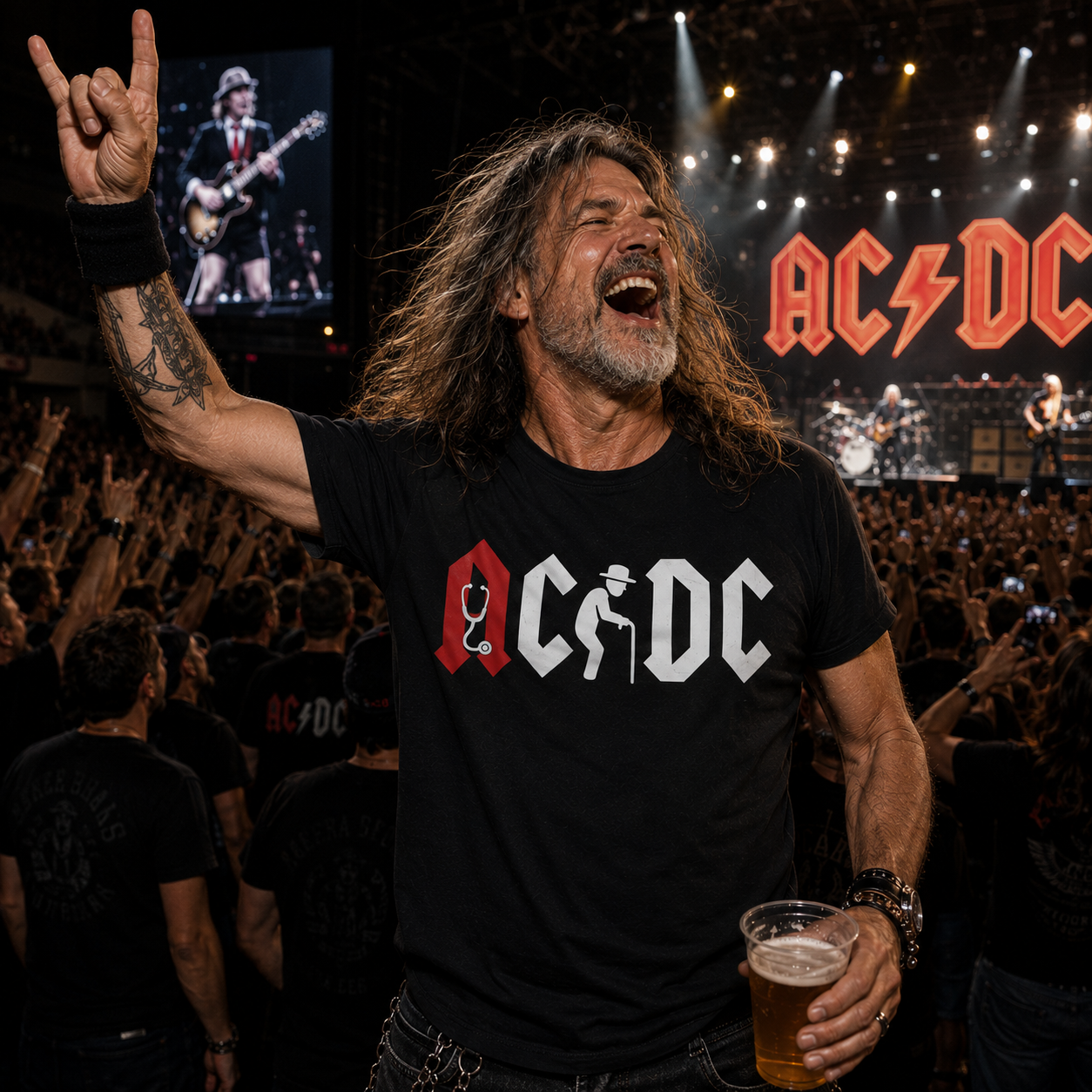 ACDC - Altrocker Logo - T-Shirt