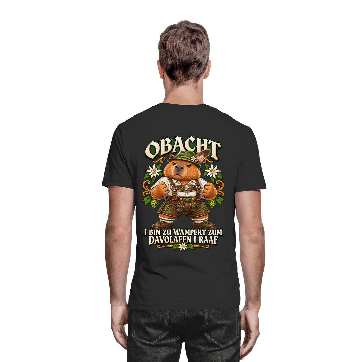 Obacht - I Raaf - Premium T-Shirt