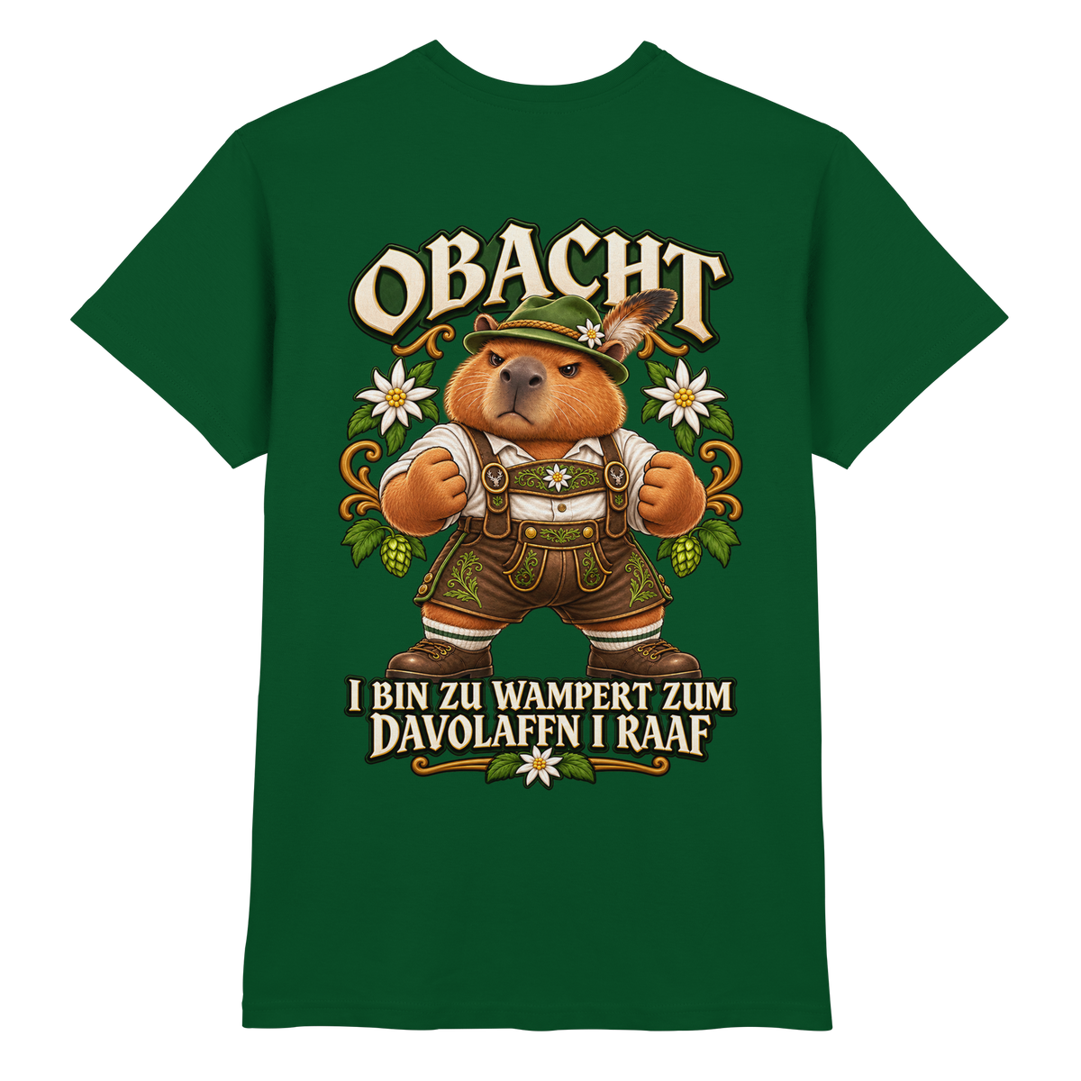 Obacht - I Raaf - Premium T-Shirt