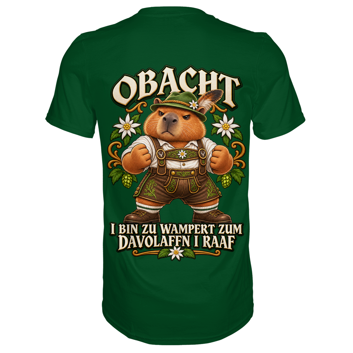 Obacht - I Raaf - Premium T-Shirt