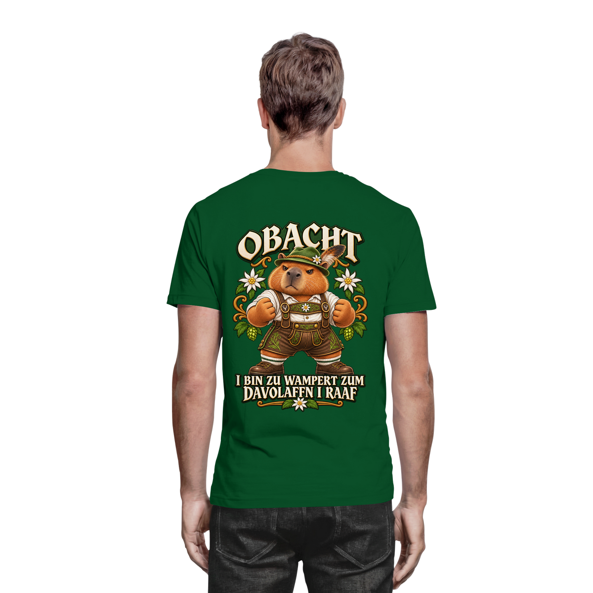 Obacht - I Raaf - Premium T-Shirt