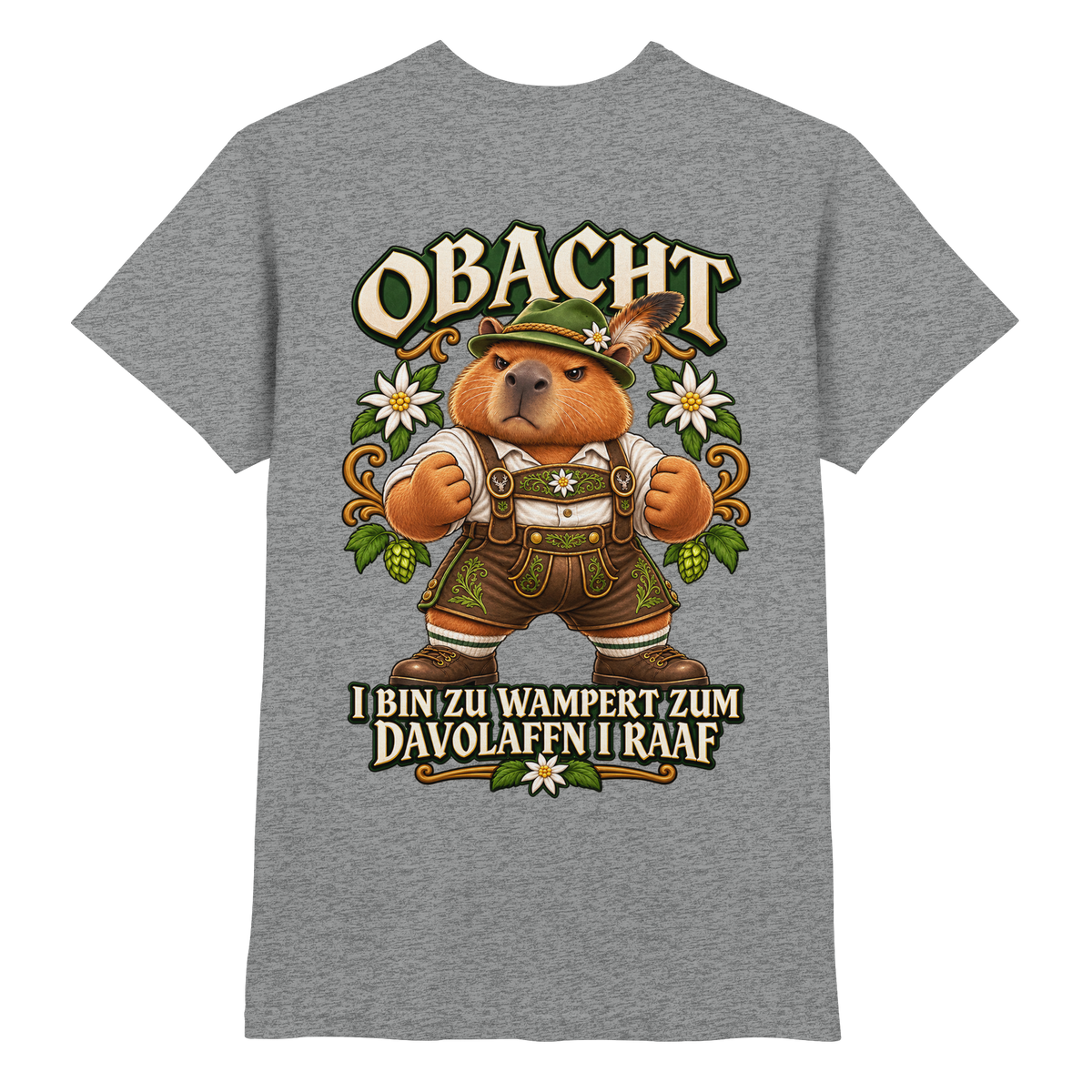 Obacht - I Raaf - Premium T-Shirt