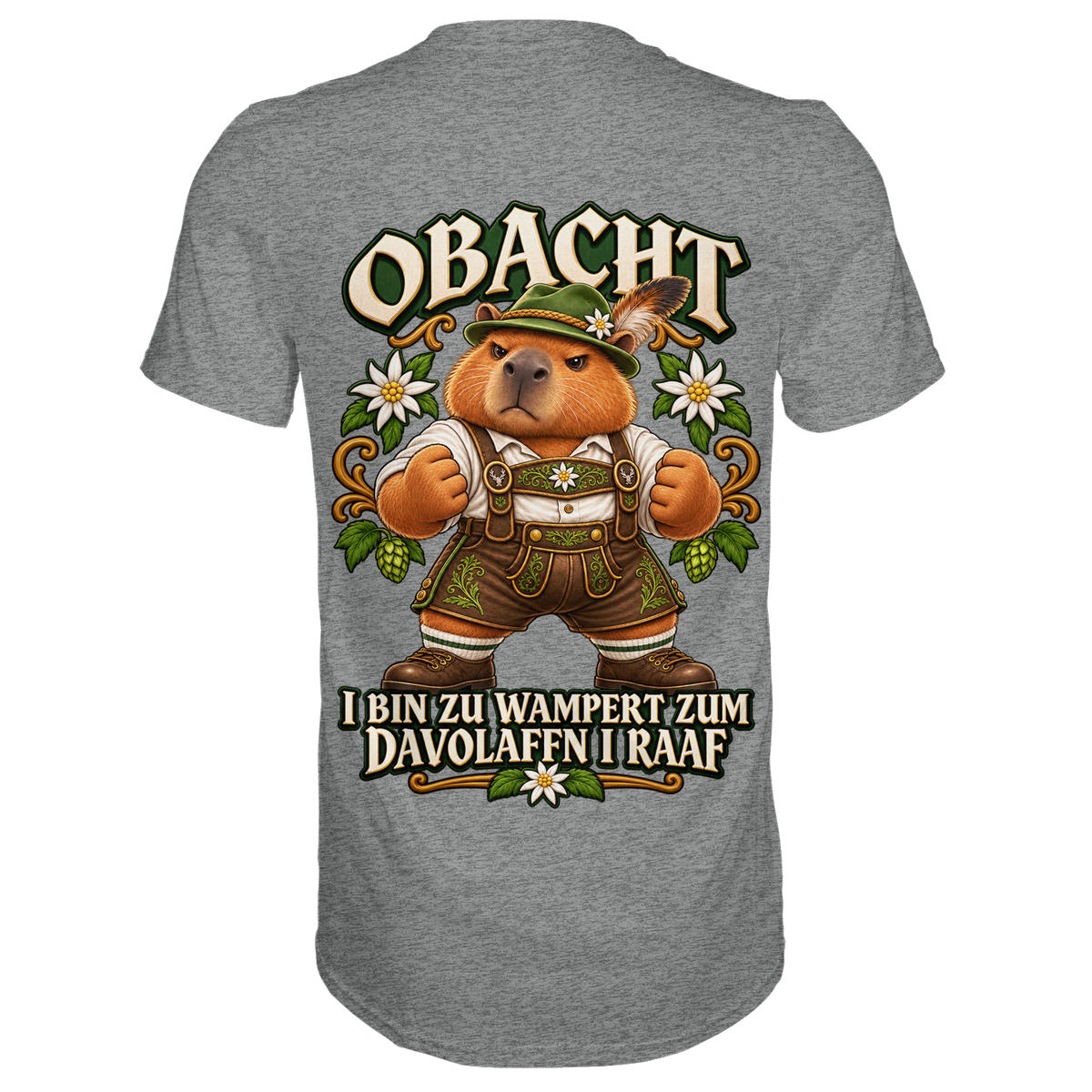 Obacht - I Raaf - Premium T-Shirt