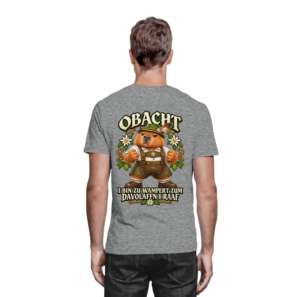 Obacht - I Raaf - Premium T-Shirt