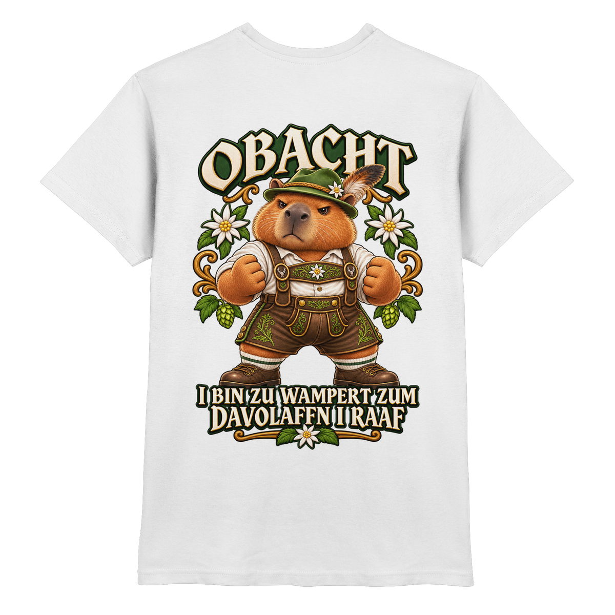Obacht - I Raaf - Premium T-Shirt