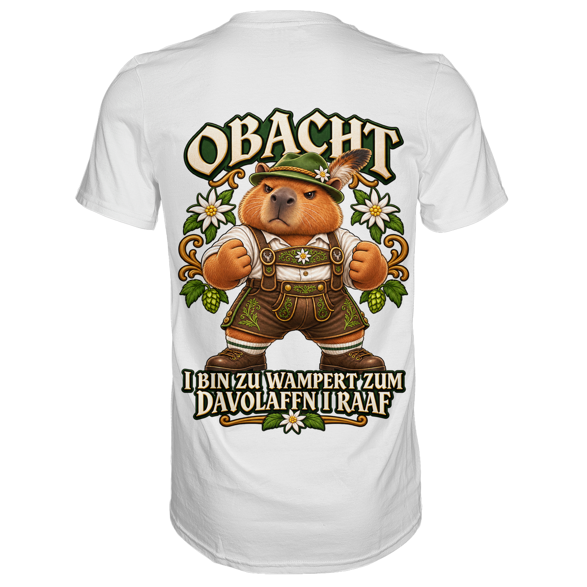 Obacht - I Raaf - Premium T-Shirt