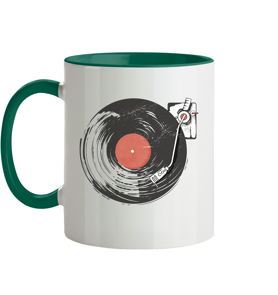 Vinyl Schallplatten - Tasse zweifarbig