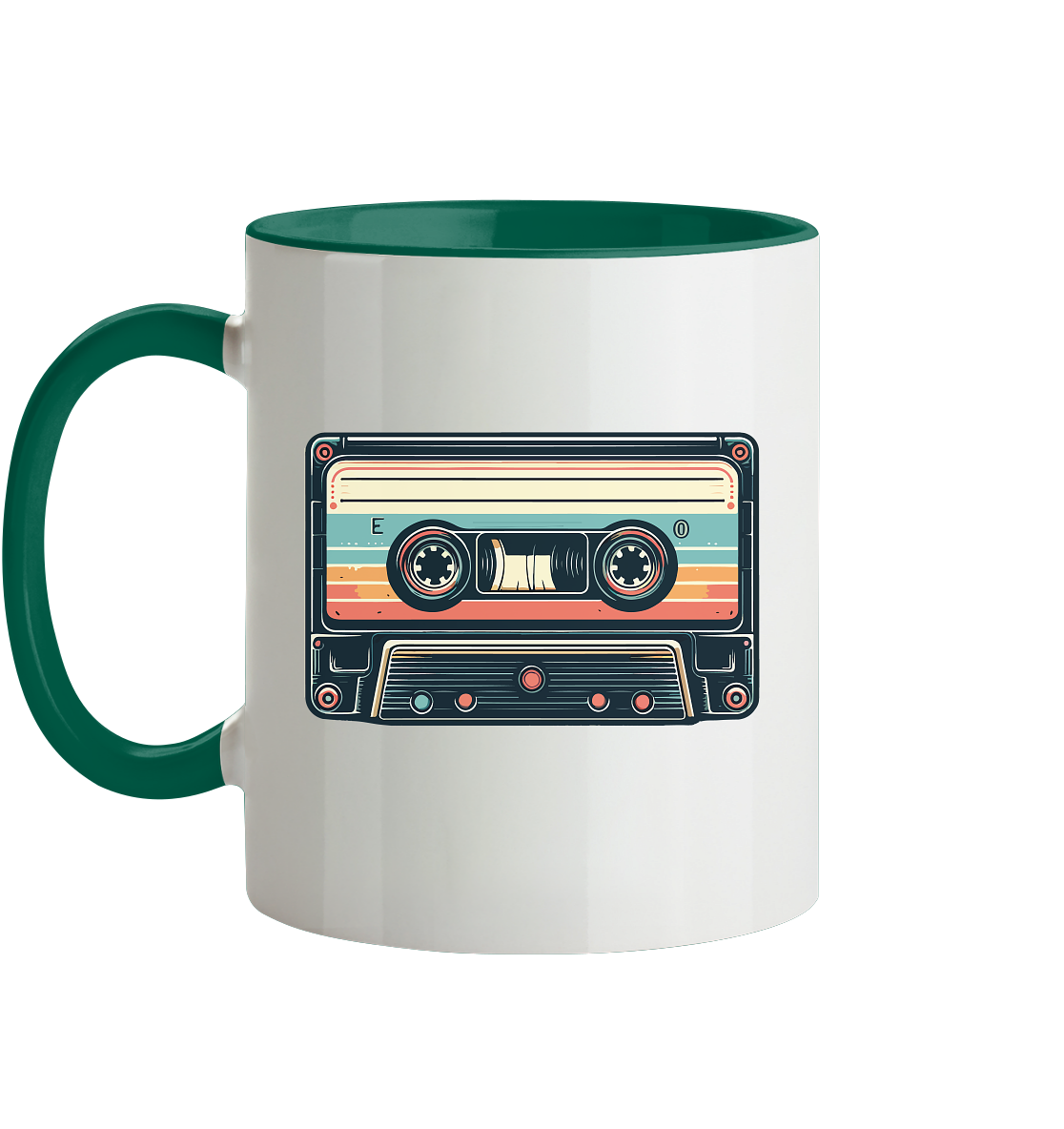Musikkassette - Tape - Tasse zweifarbig