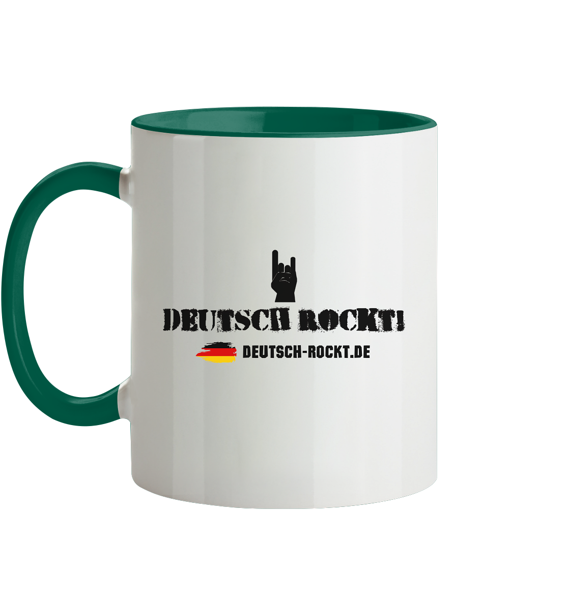 Deutsch Rockt! - Fahne - Tasse zweifarbig