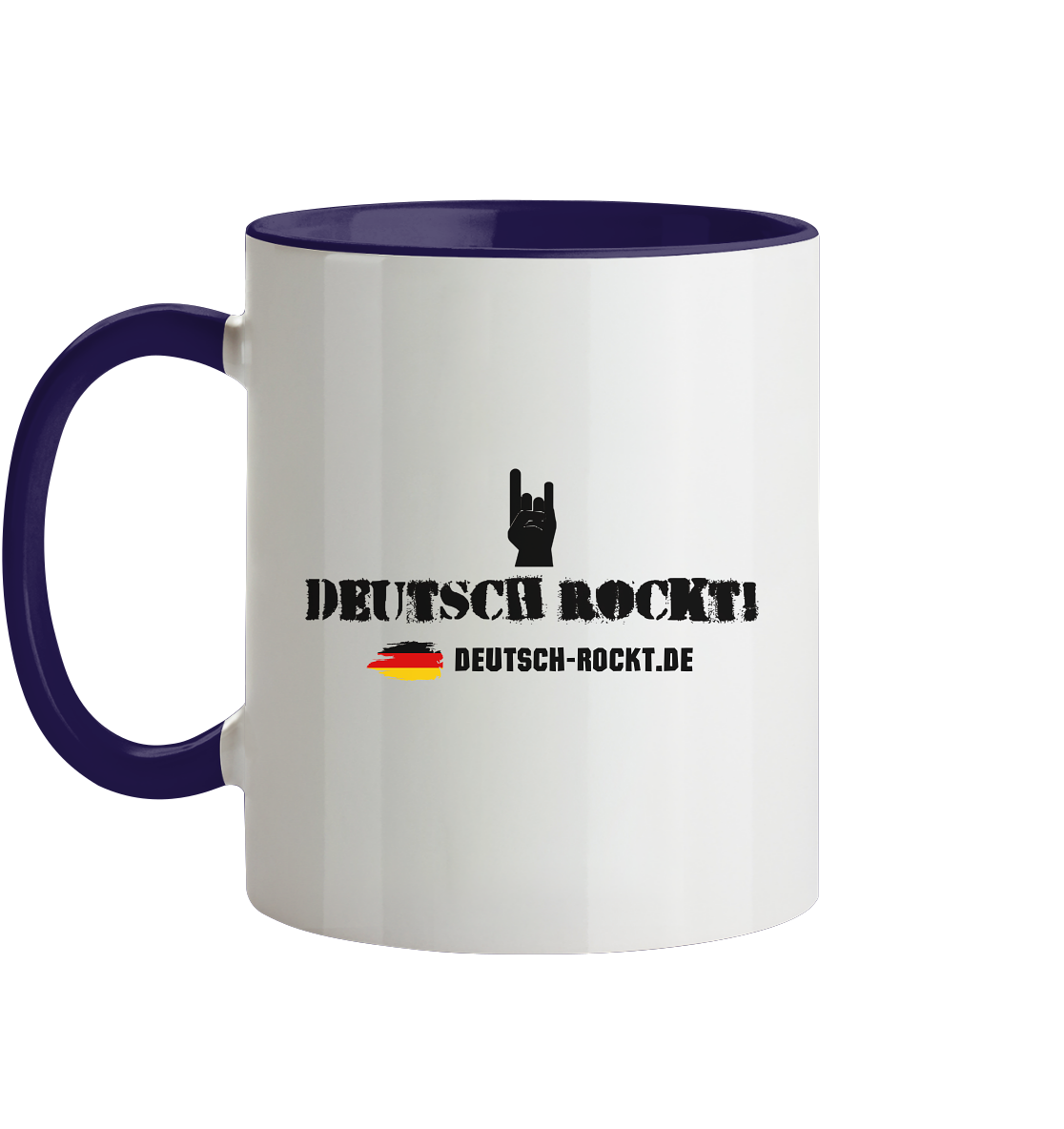 Deutsch Rockt! - Fahne - Tasse zweifarbig