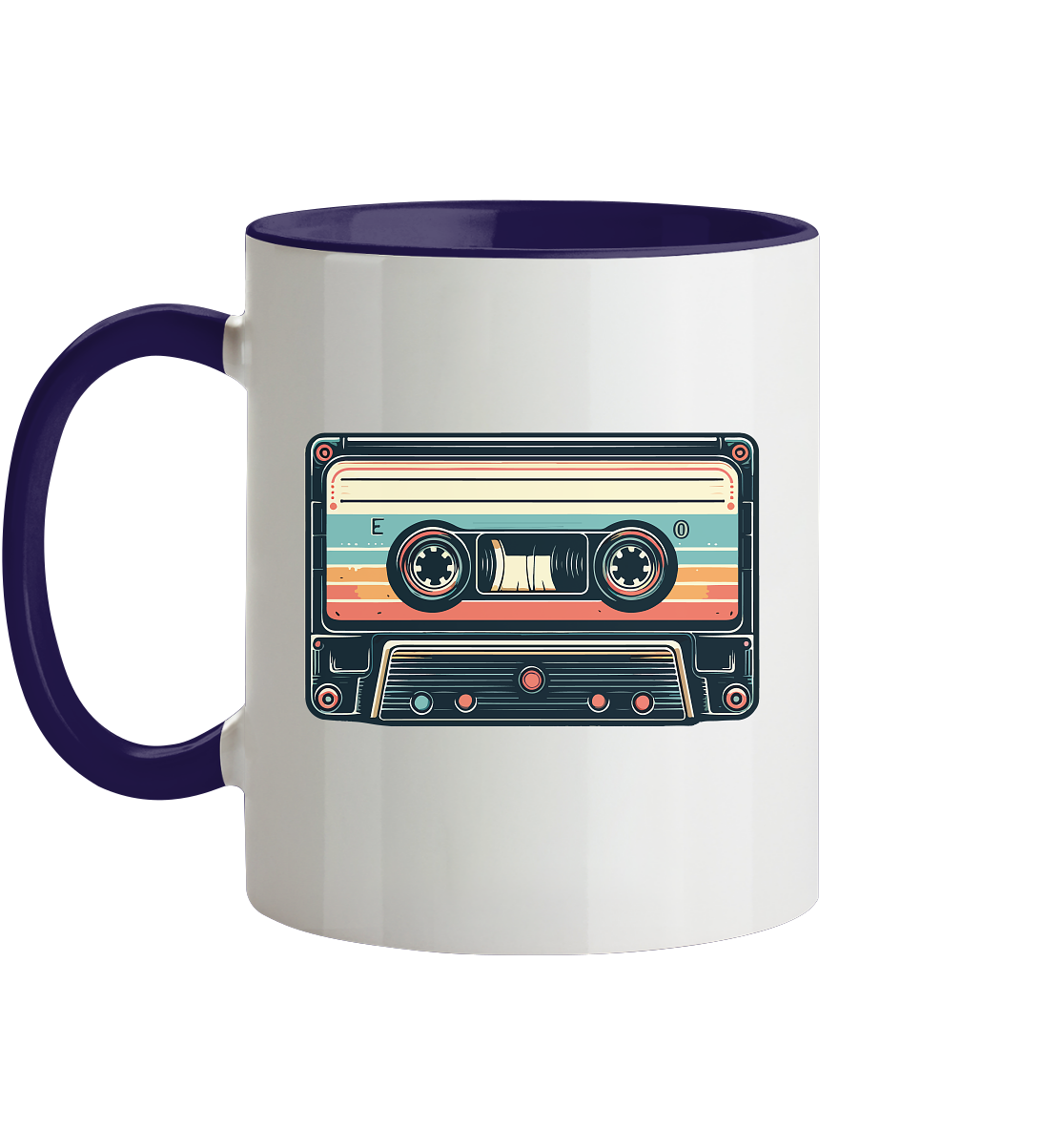 Musikkassette - Tape - Tasse zweifarbig