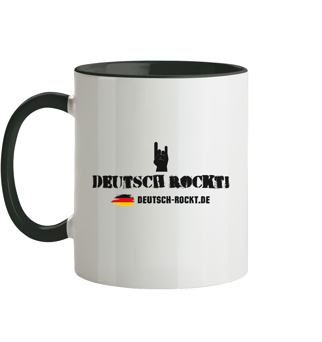 Deutsch Rockt! - Fahne - Tasse zweifarbig