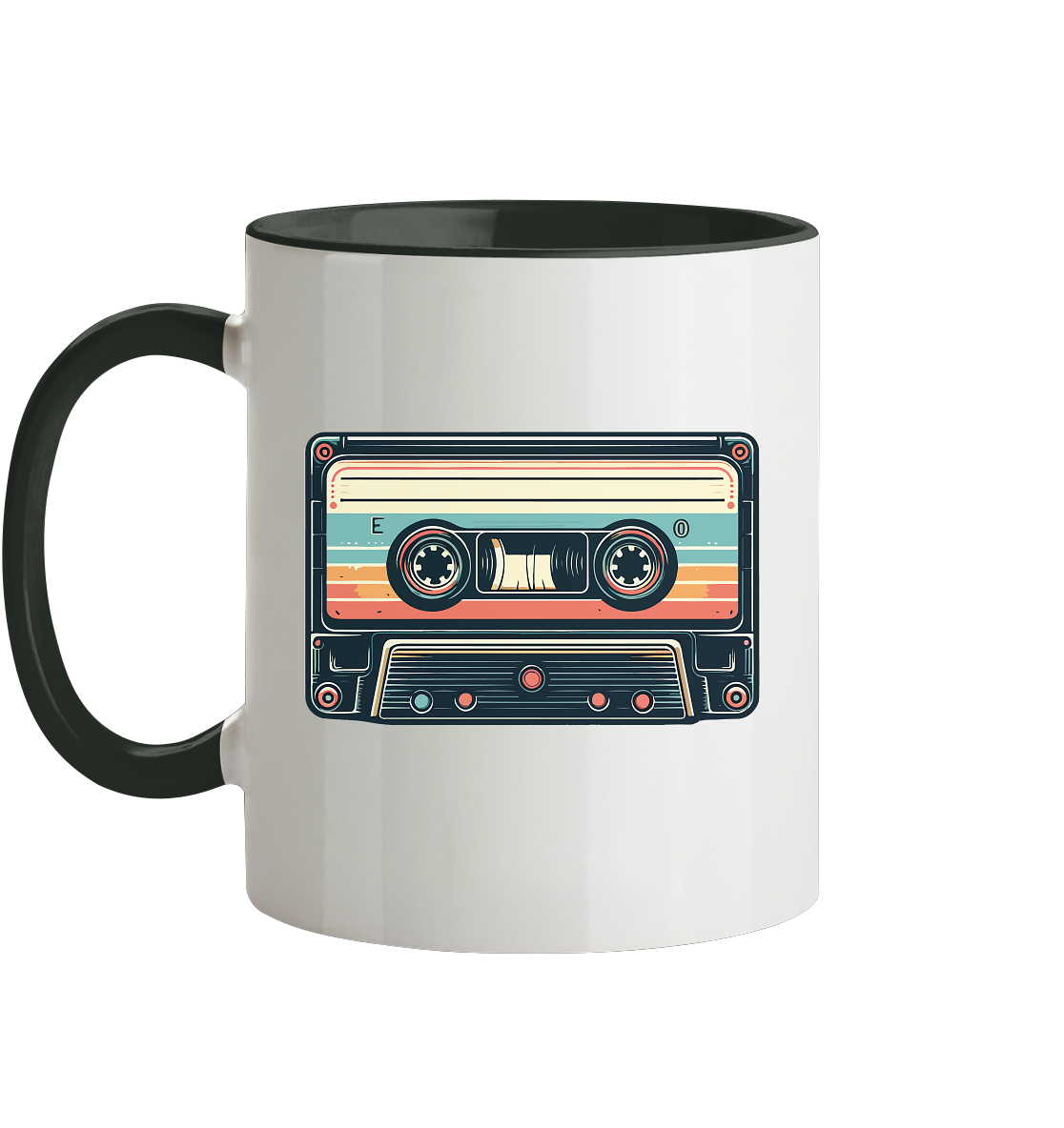 Musikkassette - Tape - Tasse zweifarbig