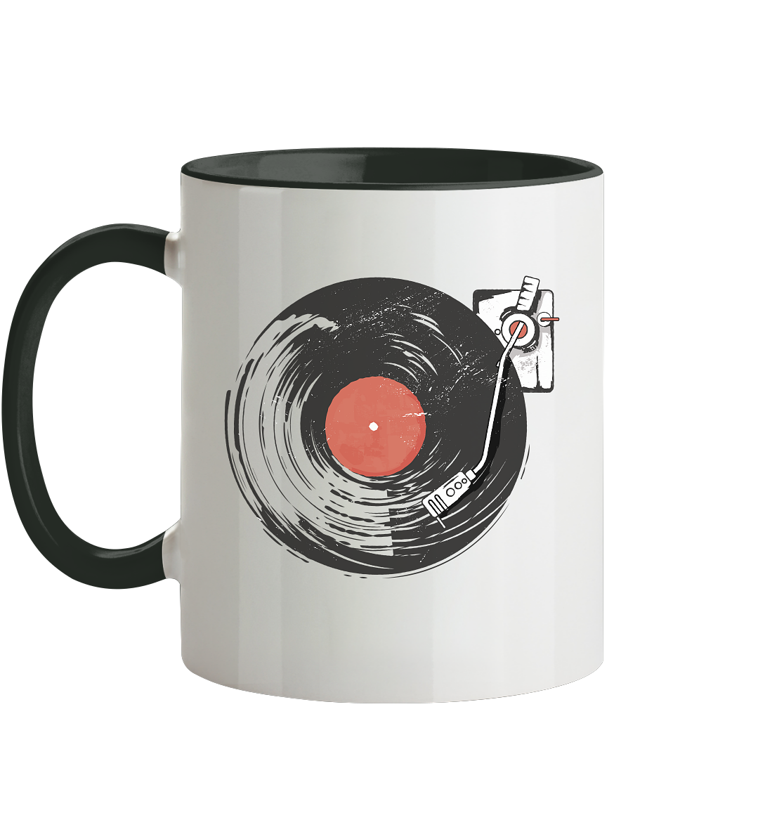 Vinyl Schallplatten - Tasse zweifarbig