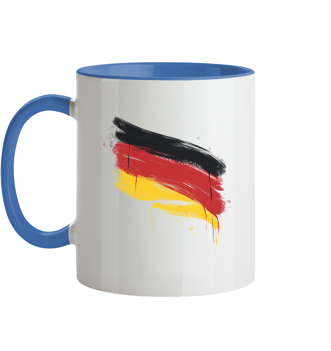 Deutschland Fahne - Tasse zweifarbig