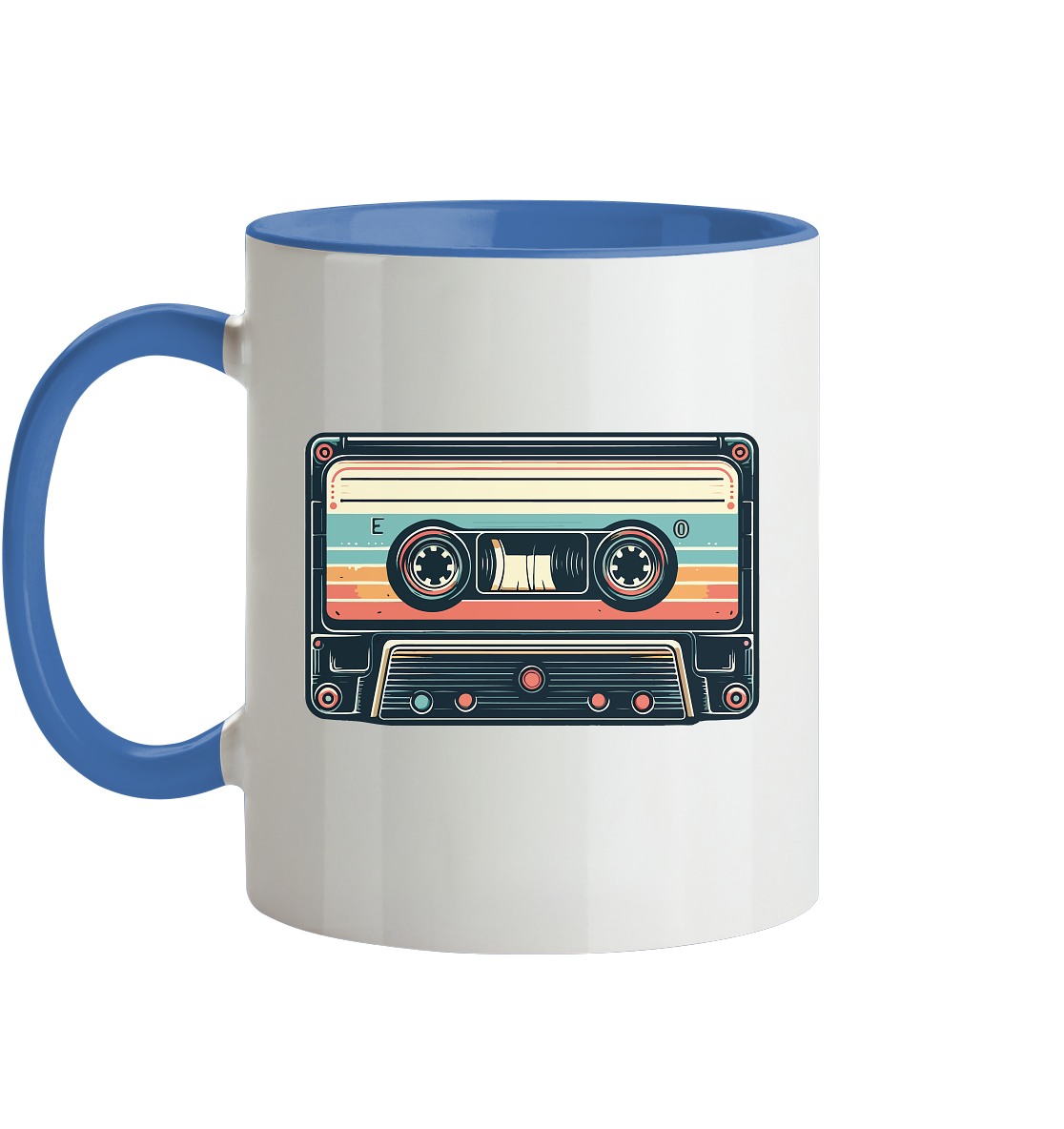 Musikkassette - Tape - Tasse zweifarbig