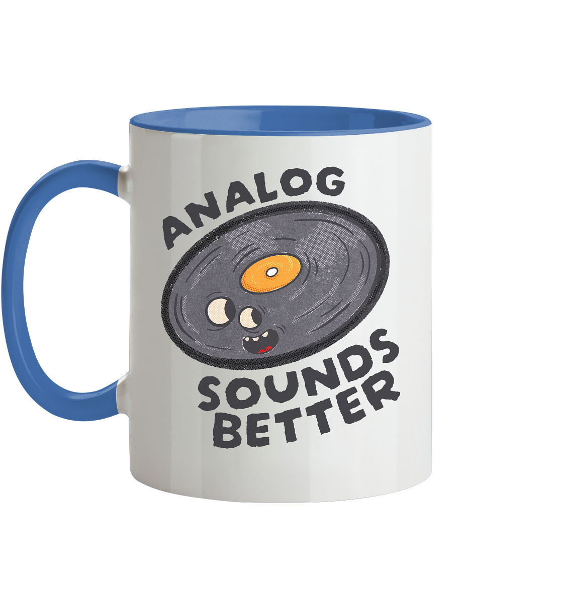 Analog Sounds Better - Vinyl - Tasse zweifarbig