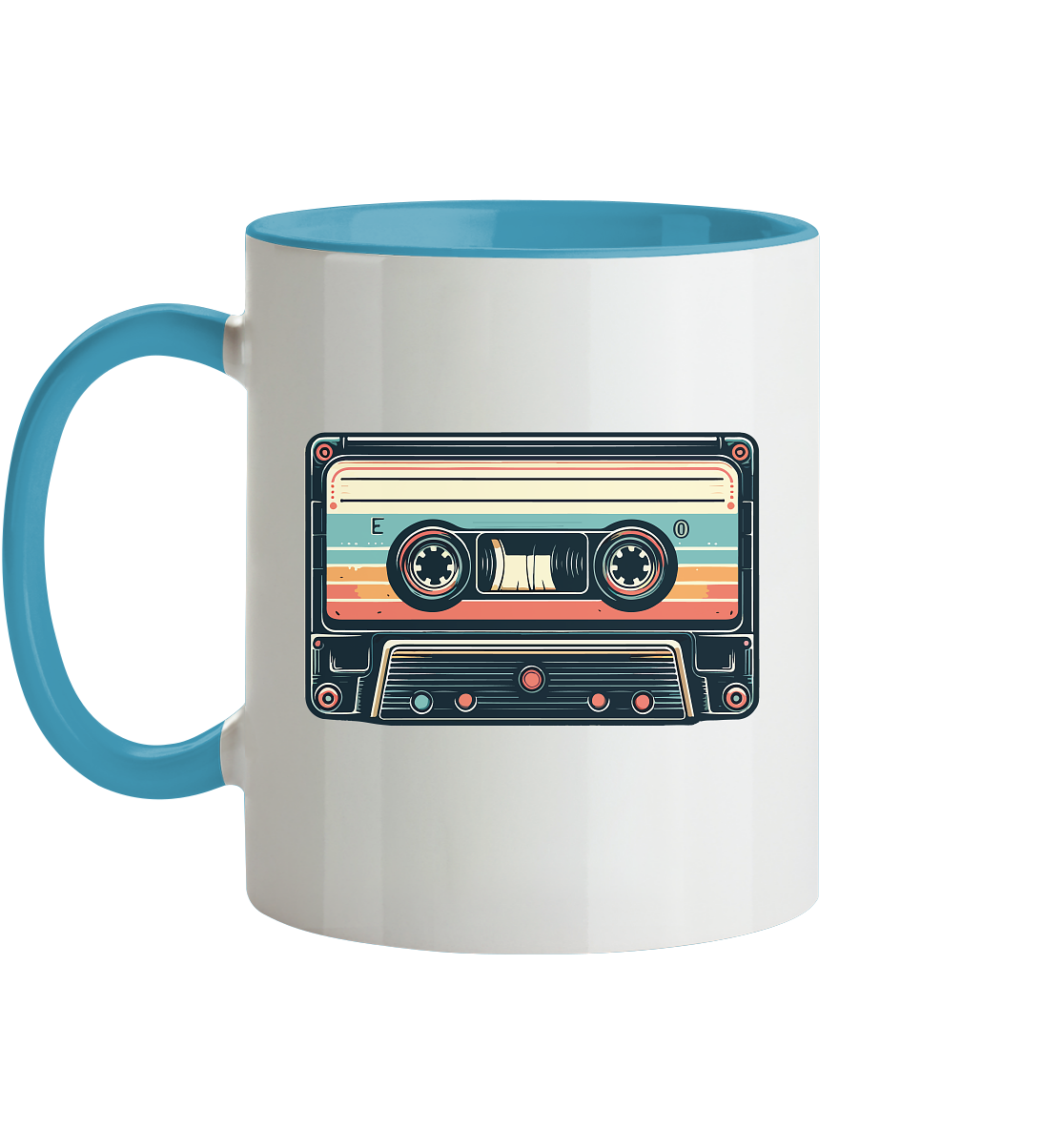 Musikkassette - Tape - Tasse zweifarbig