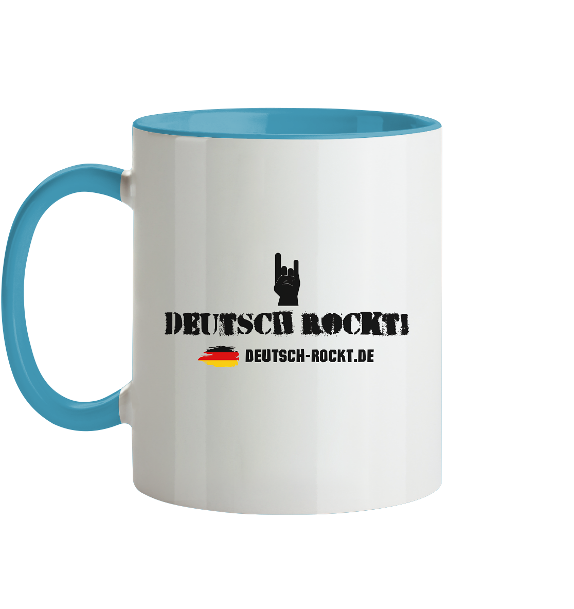 Deutsch Rockt! - Fahne - Tasse zweifarbig