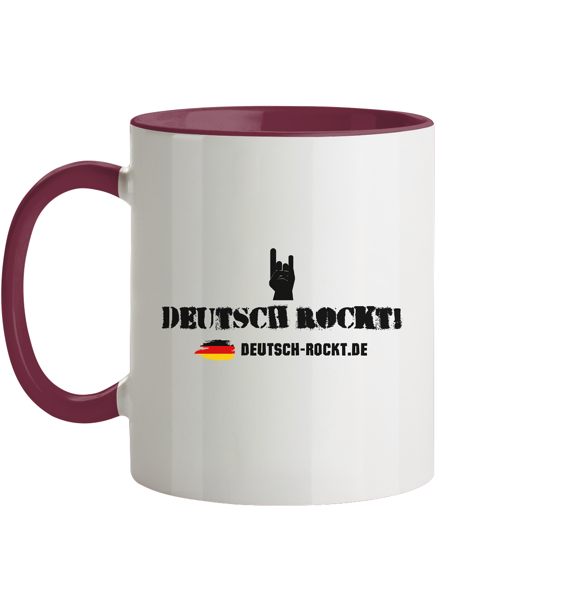 Deutsch Rockt! - Fahne - Tasse zweifarbig