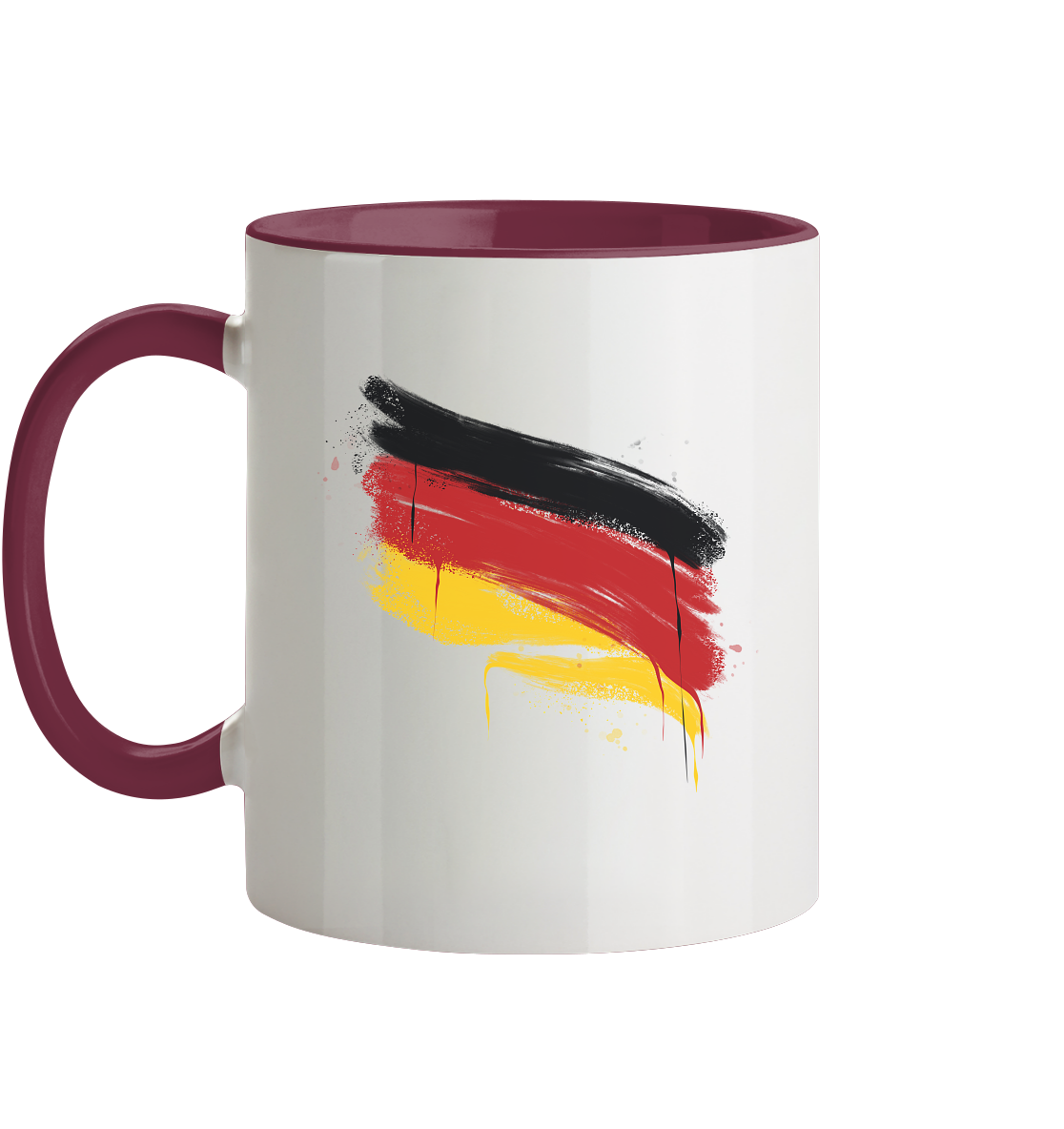 Deutschland Fahne - Tasse zweifarbig