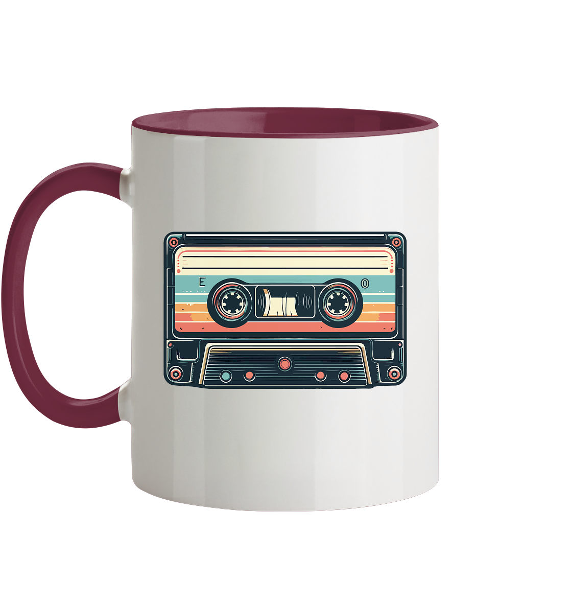 Musikkassette - Tape - Tasse zweifarbig
