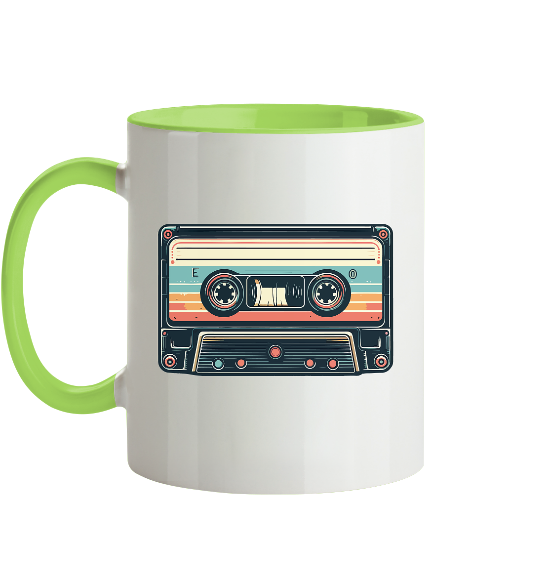Musikkassette - Tape - Tasse zweifarbig