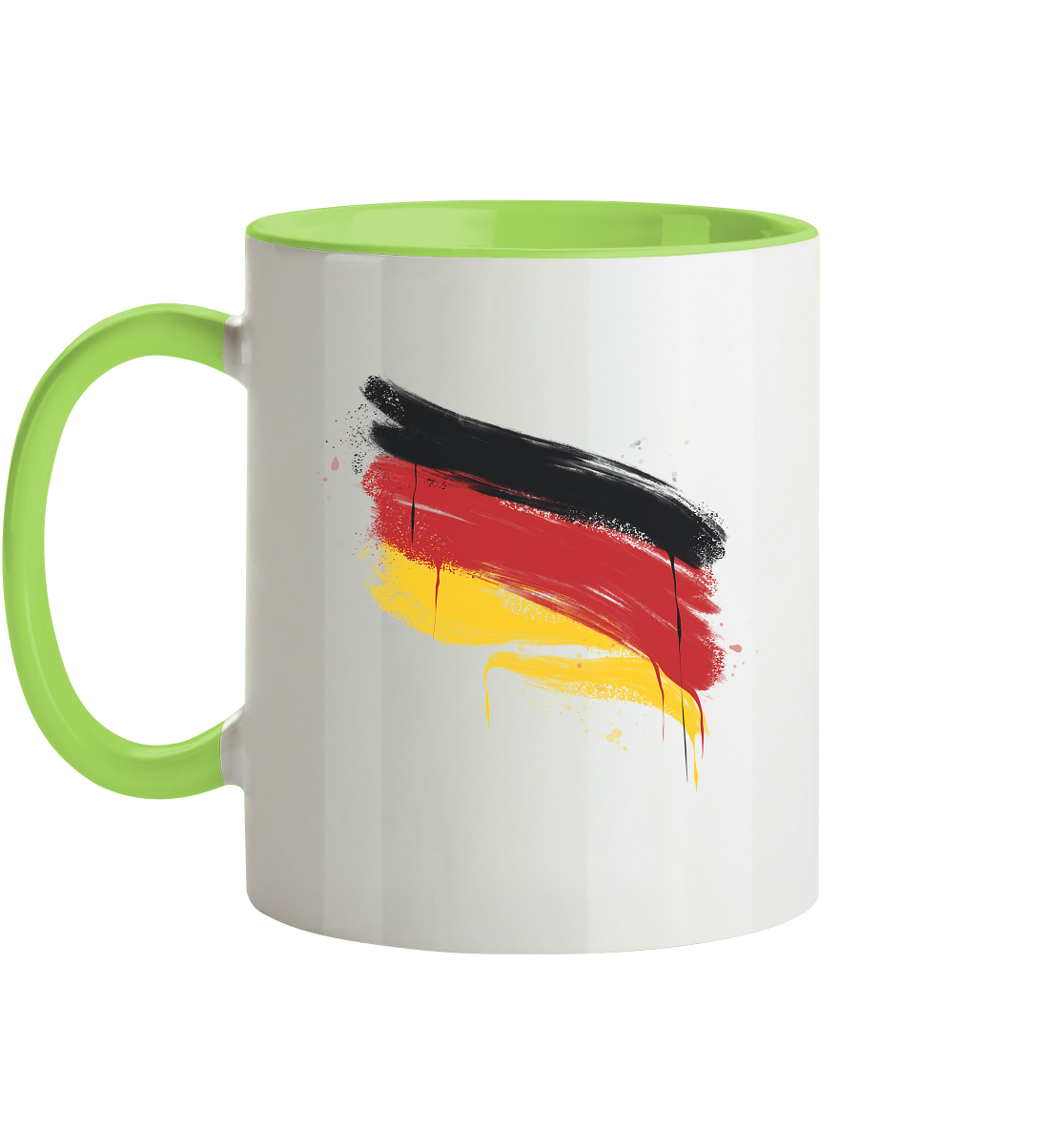 Deutschland Fahne - Tasse zweifarbig