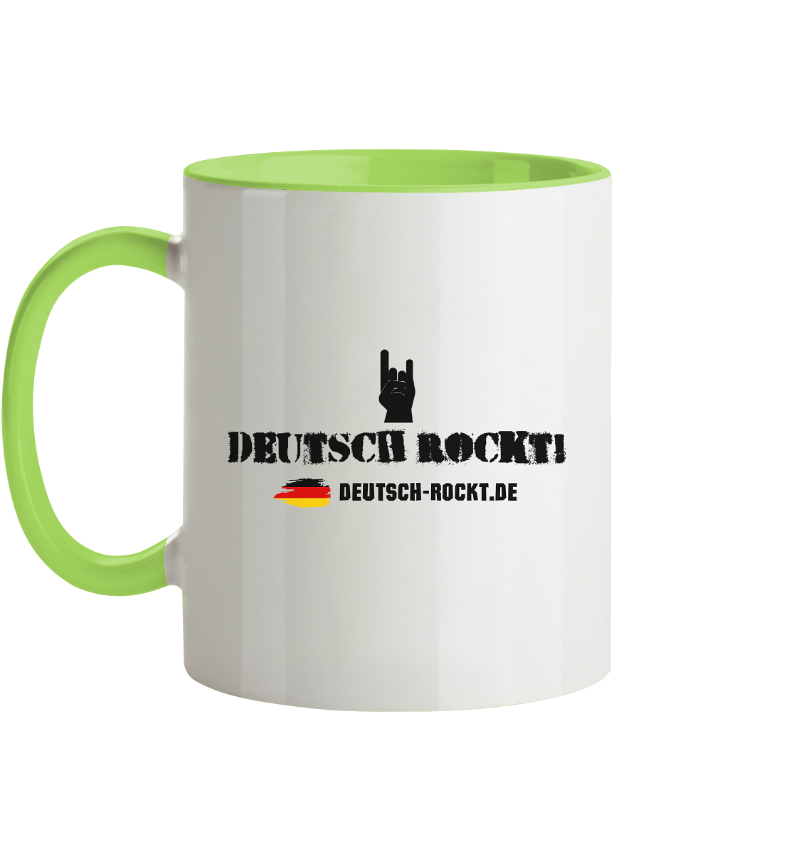 Deutsch Rockt! - Fahne - Tasse zweifarbig