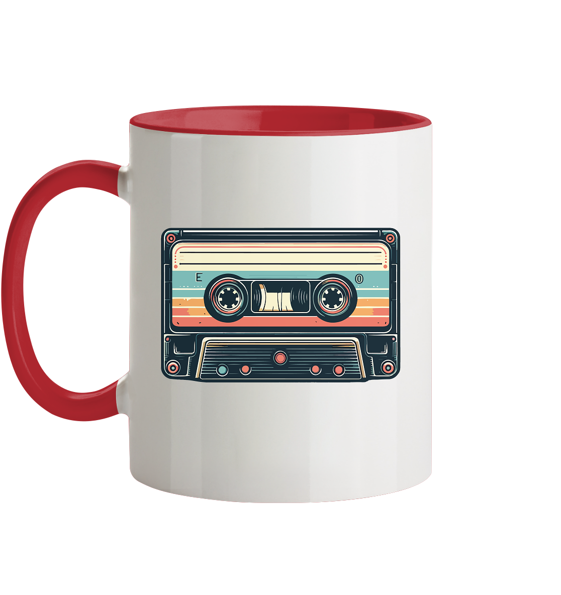 Musikkassette - Tape - Tasse zweifarbig