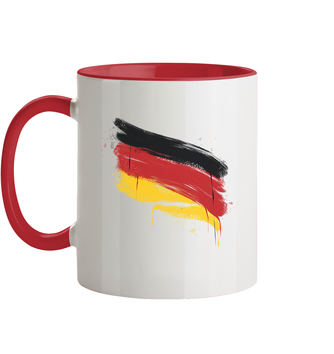Deutschland Fahne - Tasse zweifarbig