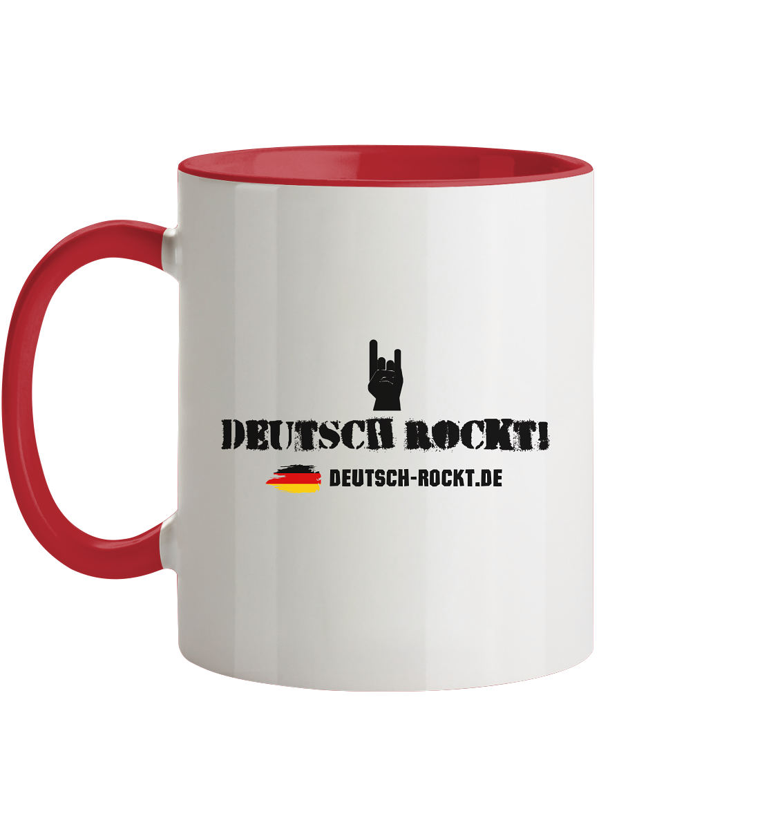 Deutsch Rockt! - Fahne - Tasse zweifarbig