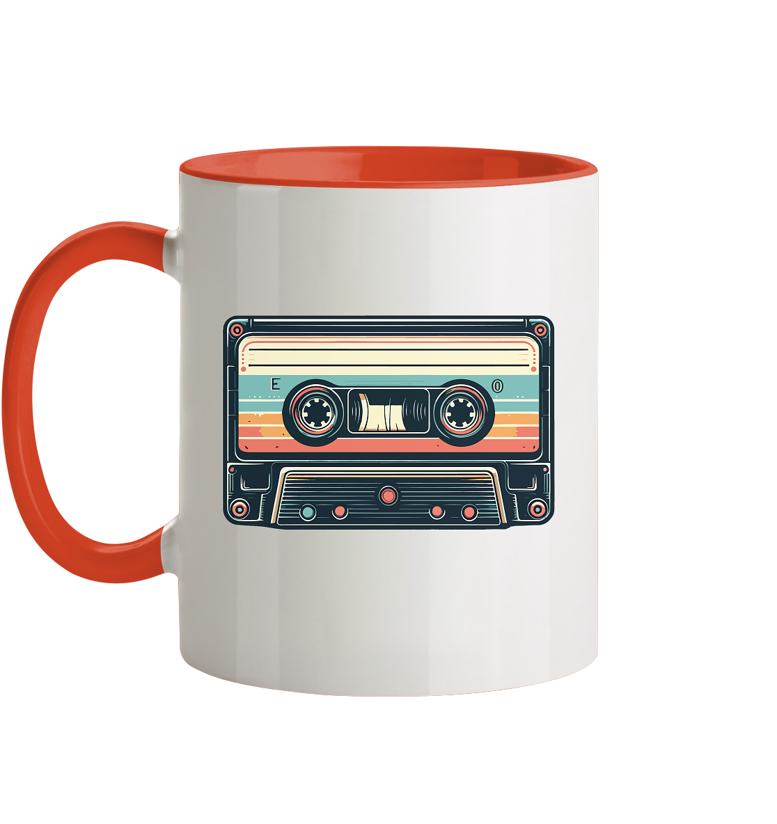 Musikkassette - Tape - Tasse zweifarbig