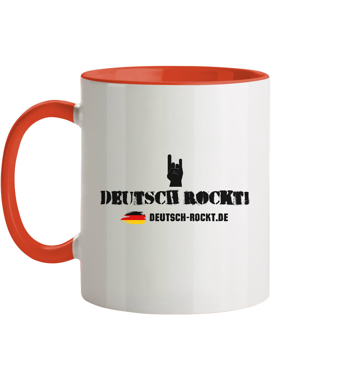 Deutsch Rockt! - Fahne - Tasse zweifarbig