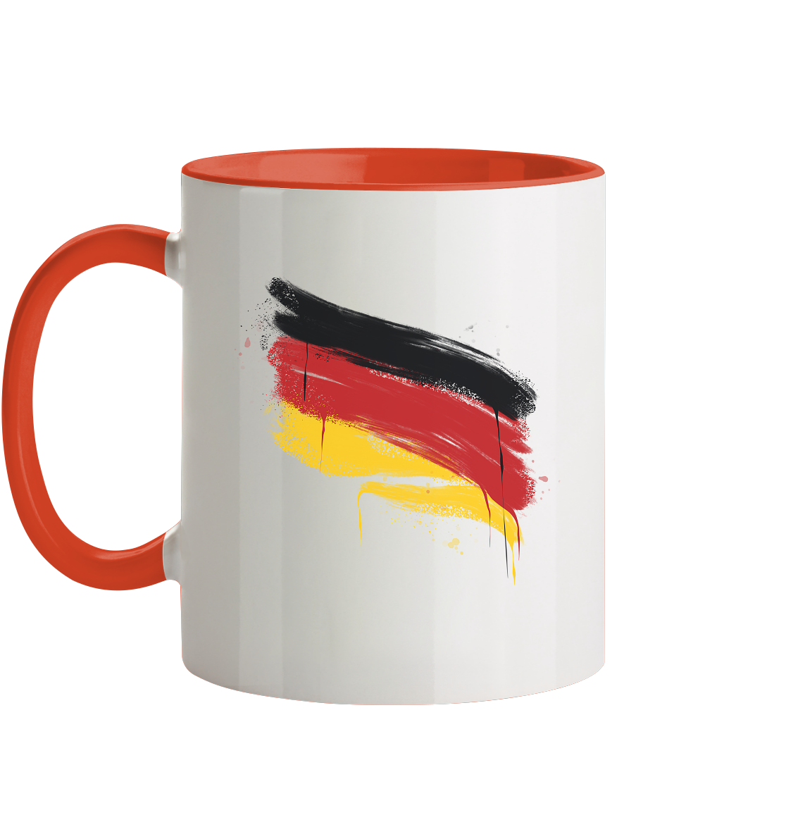 Deutschland Fahne - Tasse zweifarbig