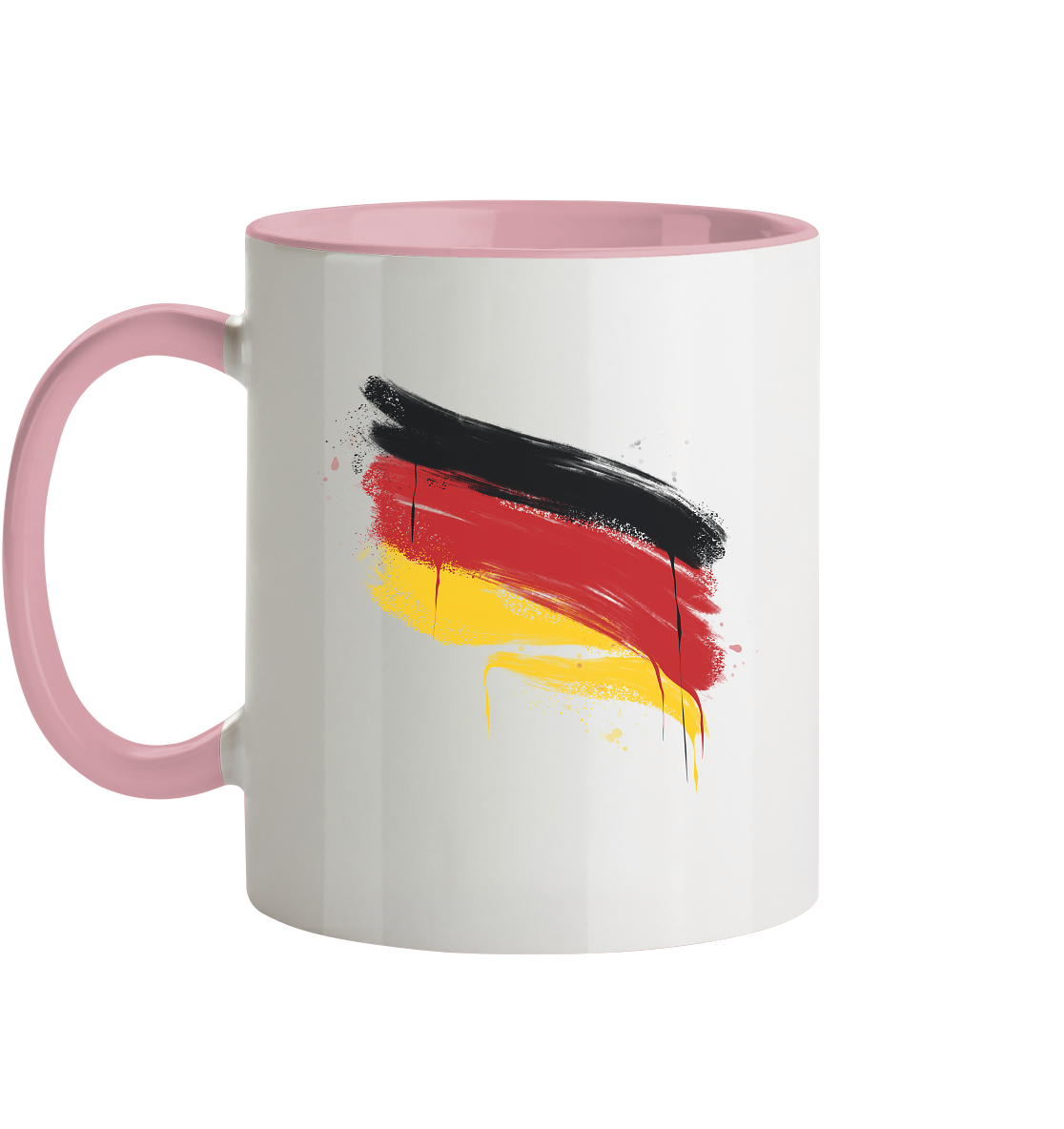 Deutschland Fahne - Tasse zweifarbig