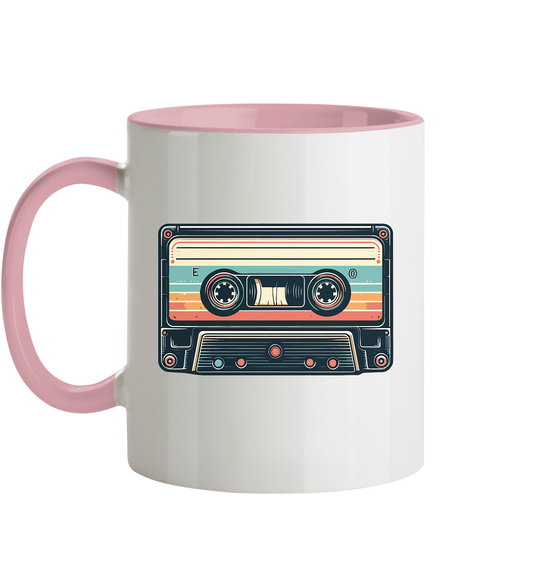 Musikkassette - Tape - Tasse zweifarbig