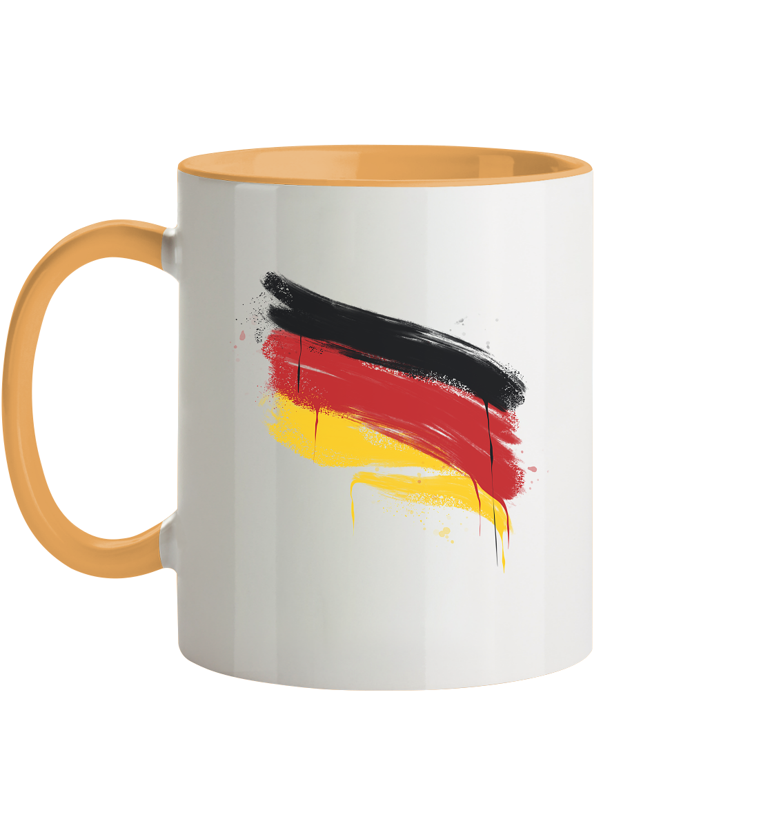 Deutschland Fahne - Tasse zweifarbig